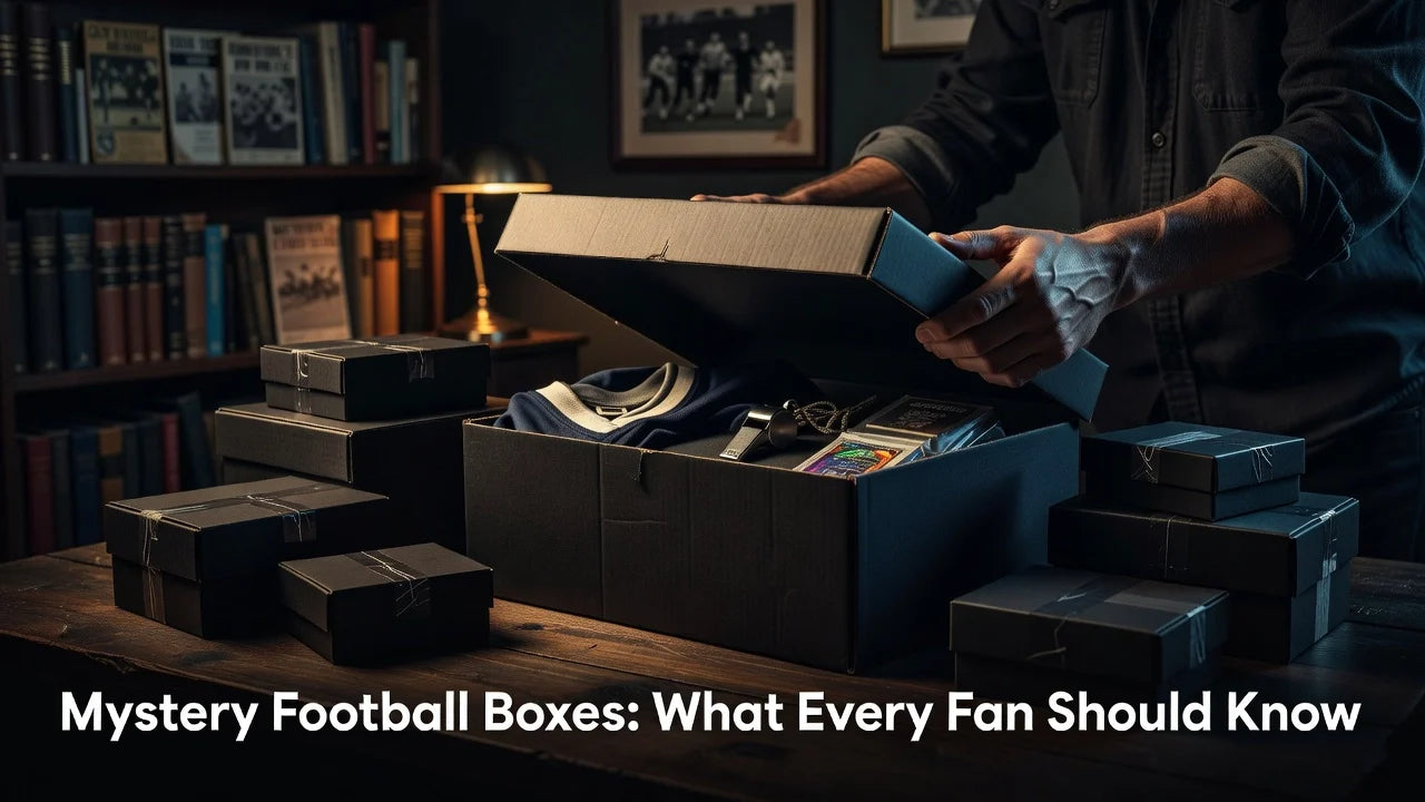 Professional header image for list-based article: Mystery Football Boxes: What Every Fan Should Know