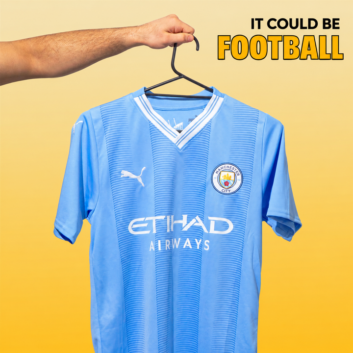 It could be football: a real Man City shirt from a Mystery Shirt in a Box