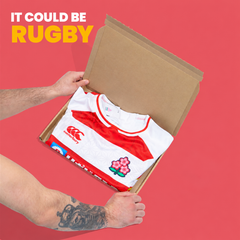 It could be rugby: a Japan rugby shirt unboxed from a Mystery Shirt in a Box