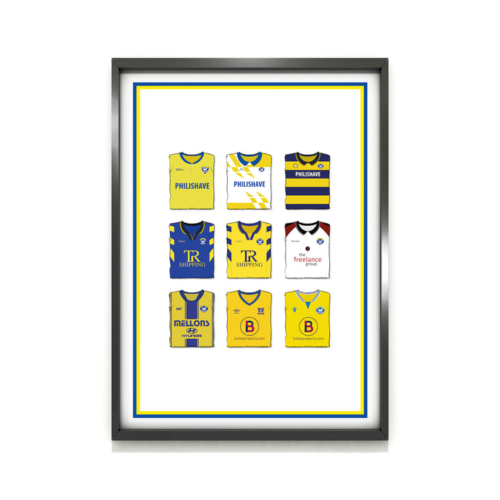 Bangor Heavyweight Art Print - Football Post - Perfect Gift - Birthday Present for Him
