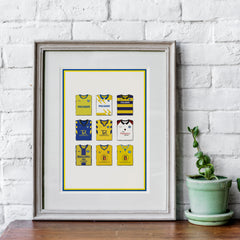 Bangor Heavyweight Art Print - Football Post - Perfect Gift - Birthday Present for Him