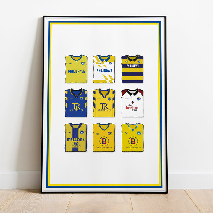 Bangor Heavyweight Art Print - Football Post - Perfect Gift - Birthday Present for Him
