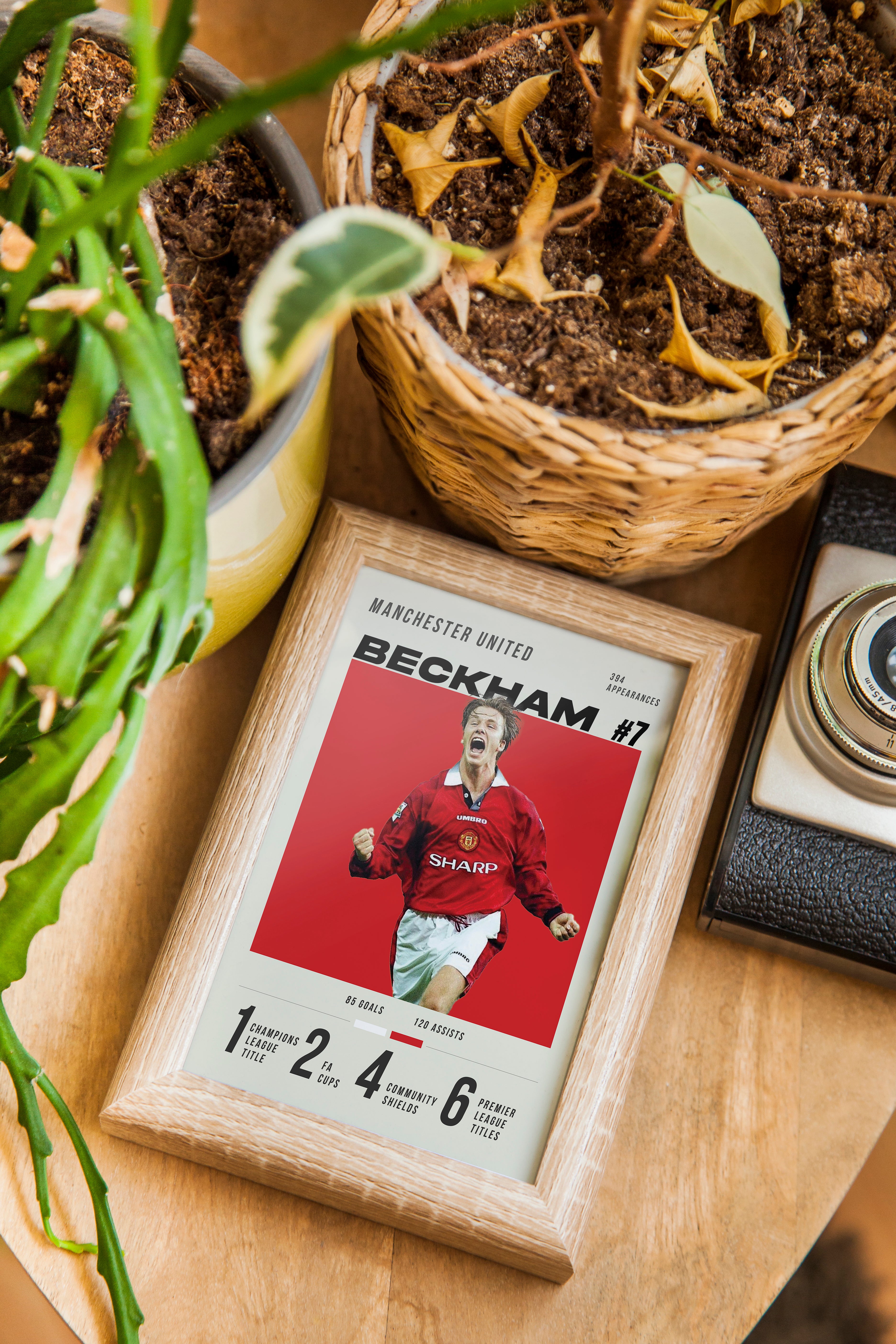 Beckham Schwerer Kunstdruck - Fußball-Post - Perfektes Geschenk - Geburtstagsgeschenk für Ihn