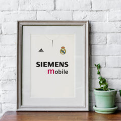 David Beckham Real Madrid (Front) Heavyweight Art Print - Football Post - Perfect Gift - Birthday Present for Him