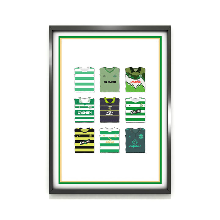 Celtic Collection Heavyweight Art Print - Football Post - Perfect Gift - Birthday Present for Him