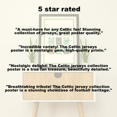 Celtic Collection Heavyweight Art Print - Football Post - Perfect Gift - Birthday Present for Him