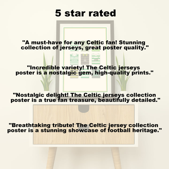 Celtic Collection Heavyweight Art Print - Football Post - Perfect Gift - Birthday Present for Him