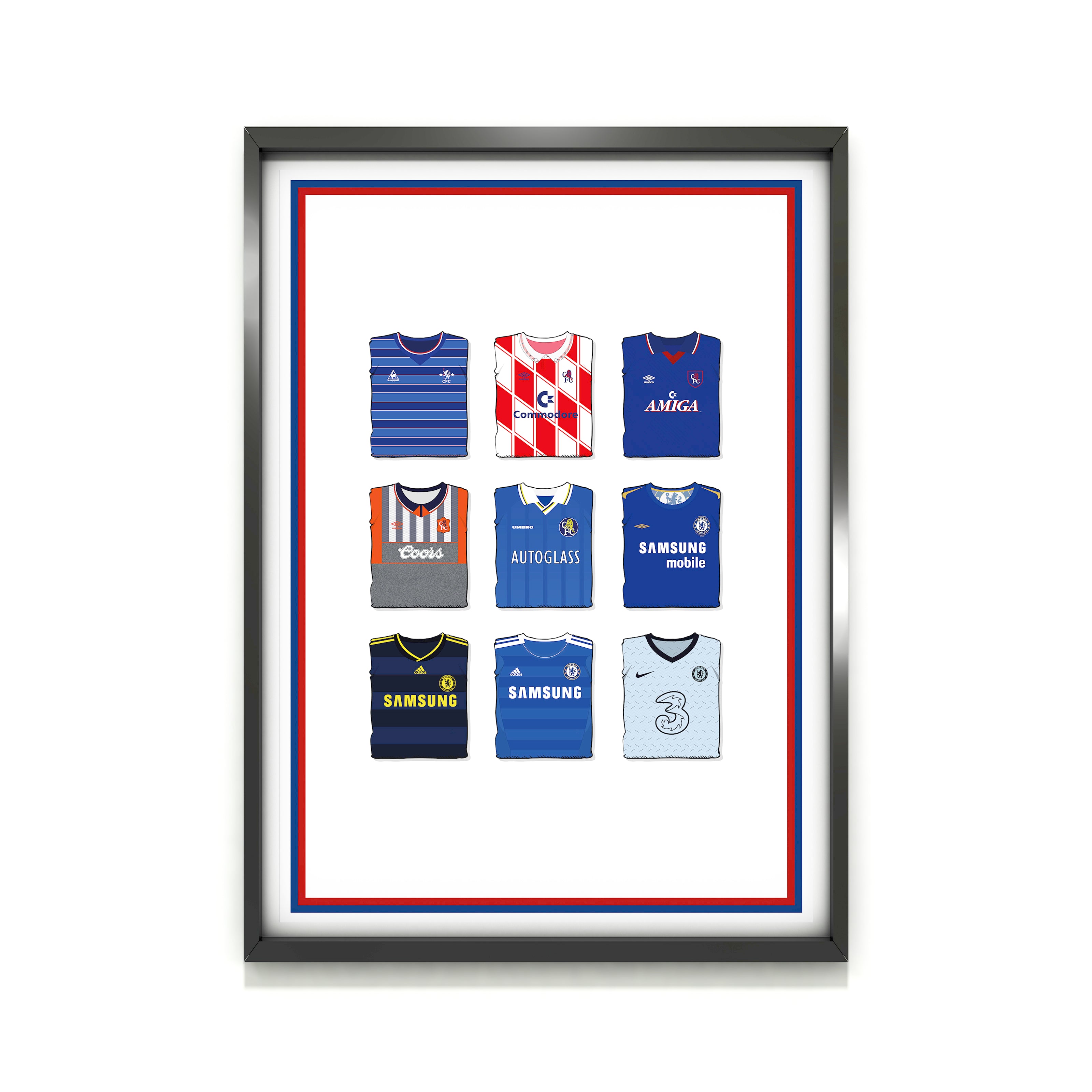 Chelsea Collection Heavyweight Art Print - Football Post - Perfect Gift - Birthday Present for Him