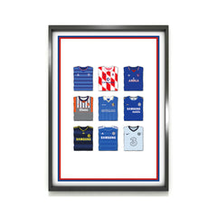 Chelsea Collection Heavyweight Art Print - Football Post - Perfect Gift - Birthday Present for Him