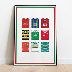 Cliftonville Heavyweight Art Print - Football Post - Perfect Gift - Birthday Present for Him