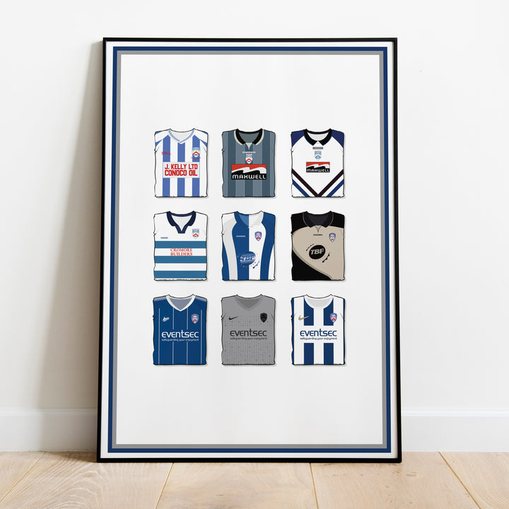 Coleraine Heavyweight Art Print - Football Post - Perfect Gift - Birthday Present for Him