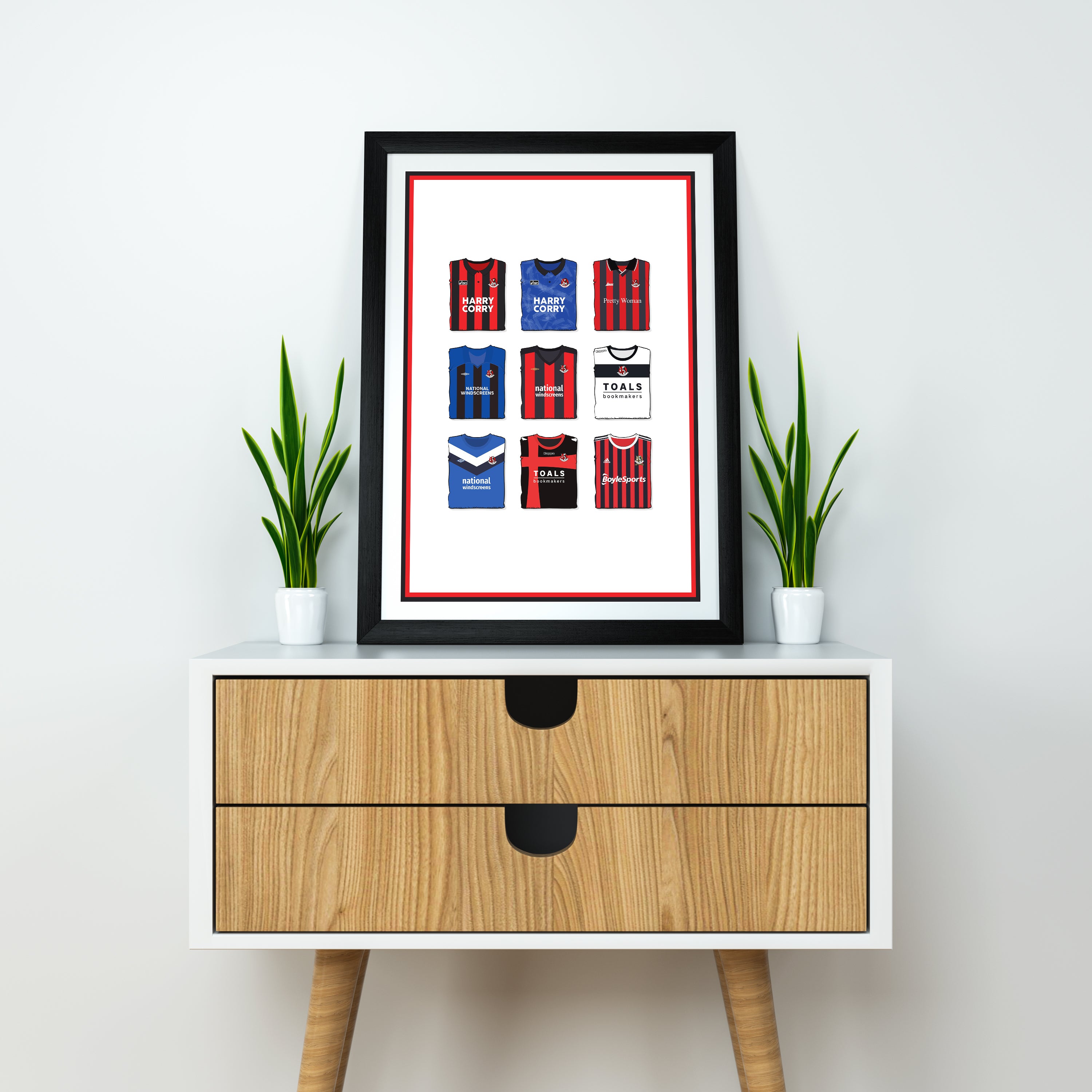 Crusaders Schwerer Kunstdruck - Fußball-Post - Perfektes Geschenk - Geburtstagsgeschenk für Ihn