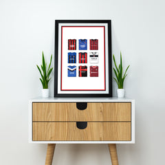 Crusaders Heavyweight Art Print - Football Post - Perfect Gift - Birthday Present for Him