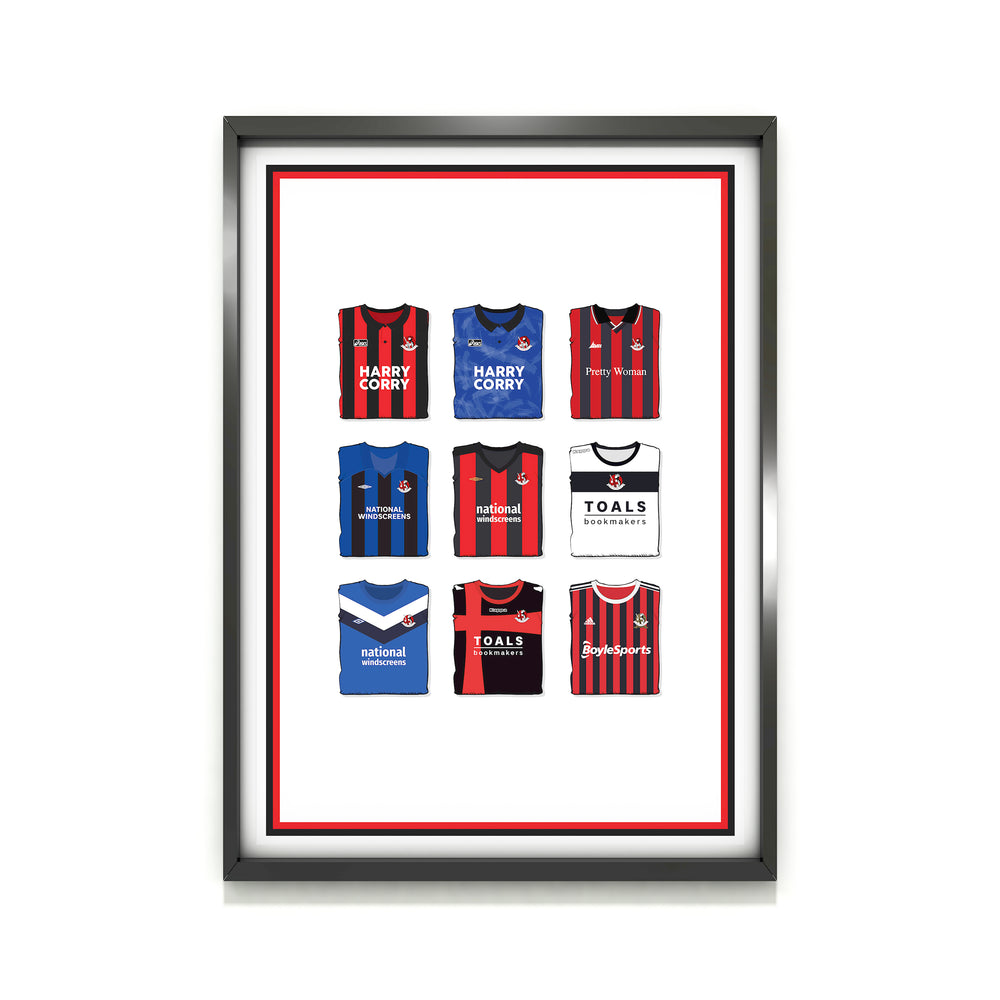 Crusaders Schwerer Kunstdruck - Fußball-Post - Perfektes Geschenk - Geburtstagsgeschenk für Ihn