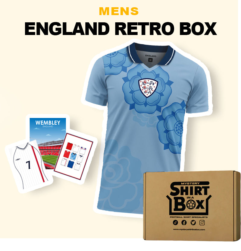 England Retro Inspired Box – Mystery Shirt in a Box