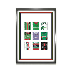Glentoran Collection Heavyweight Art Print - Football Post - Perfect Gift - Birthday Present for Him