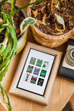 Glentoran Collection Heavyweight Art Print - Football Post - Perfect Gift - Birthday Present for Him