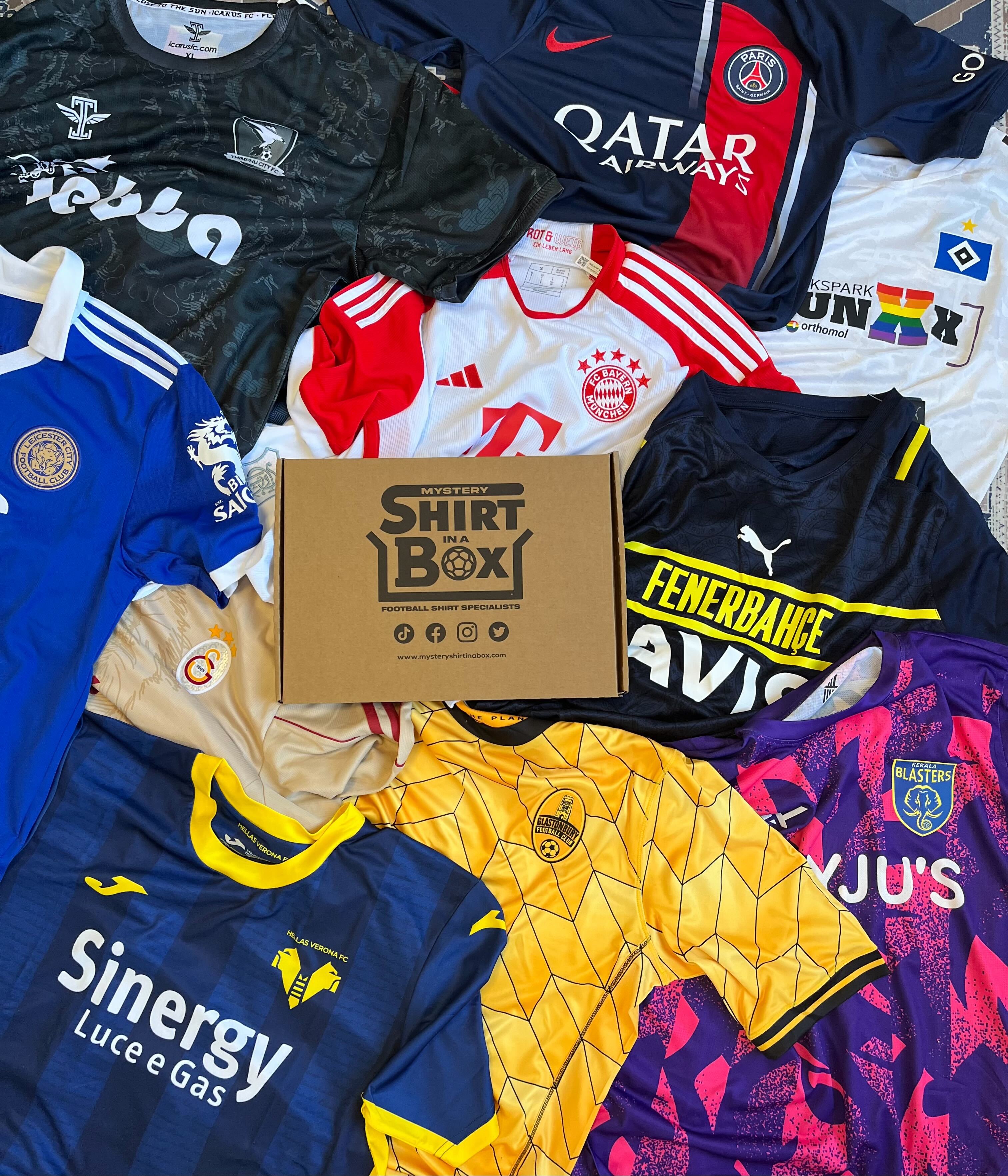 Mens Mystery Football Shirt Box – Mystery Shirt in a Box