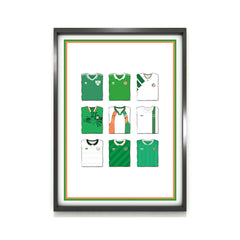 Republic Of Ireland Heavyweight Art Print - Football Post - Perfect Gift - Birthday Present for Him