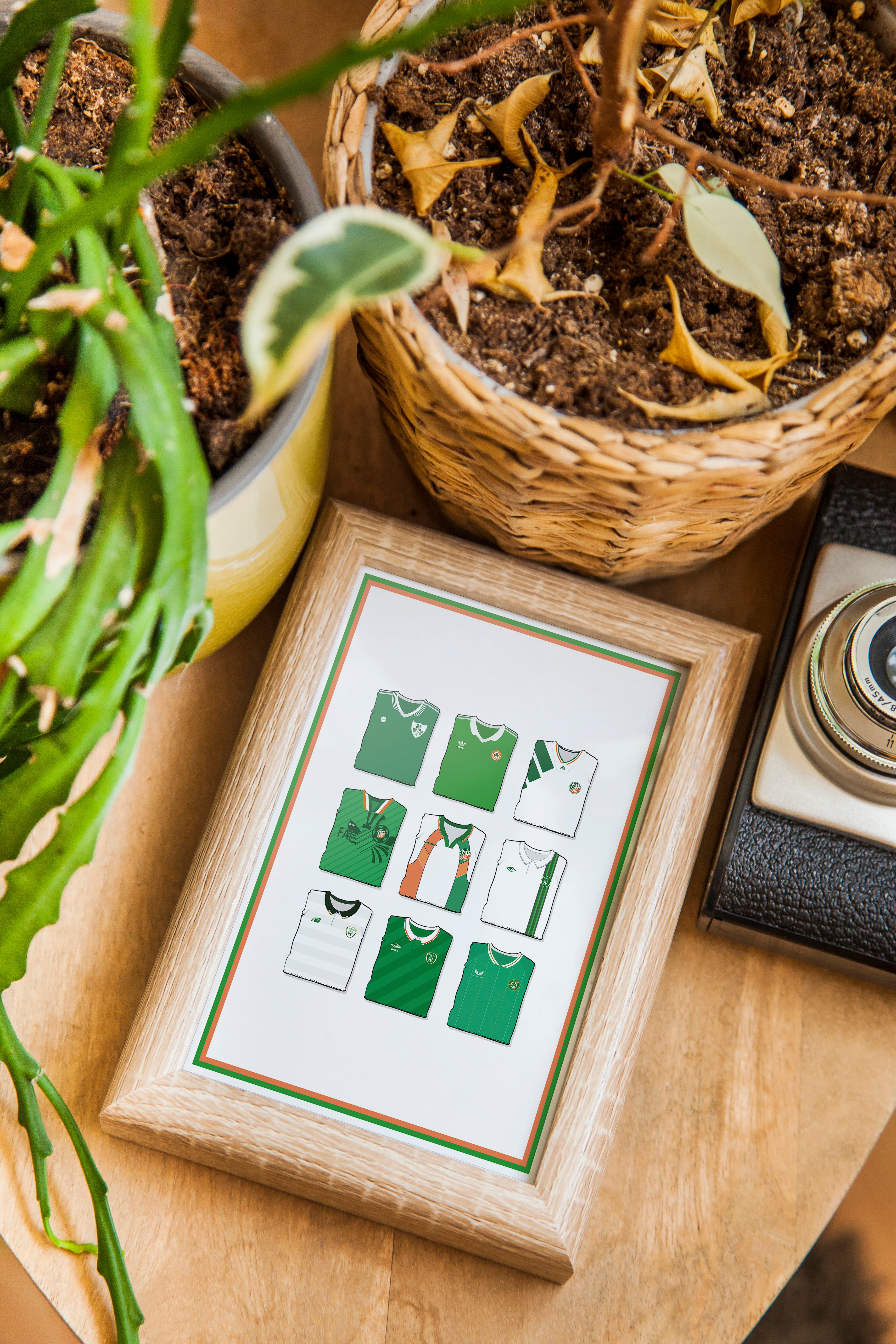 Republik Irland Schwerer Kunstdruck - Fußball-Post - Perfektes Geschenk - Geburtstagsgeschenk für Ihn