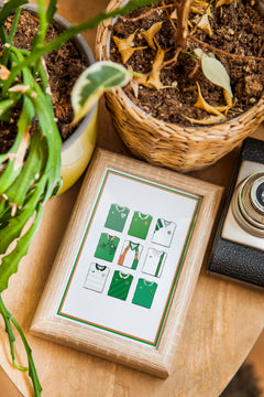 Republic Of Ireland Heavyweight Art Print - Football Post - Perfect Gift - Birthday Present for Him