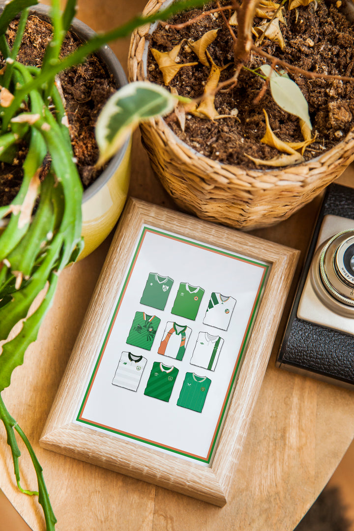 Republic Of Ireland Heavyweight Art Print - Football Post - Perfect Gift - Birthday Present for Him