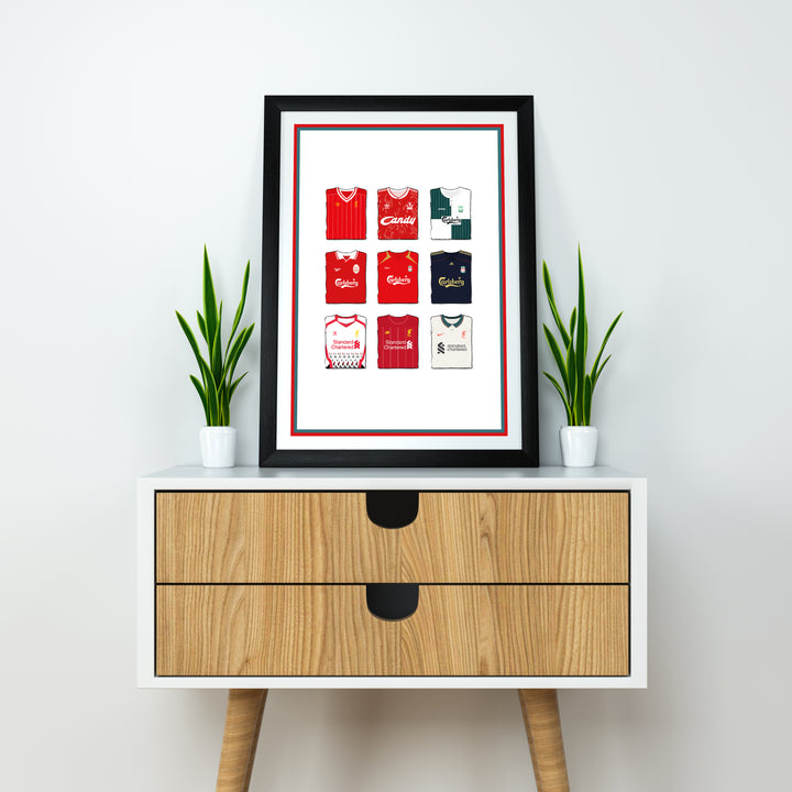 Liverpool FC Heavyweight Art Print - Football Post - Perfect Gift - Birthday Present for Him