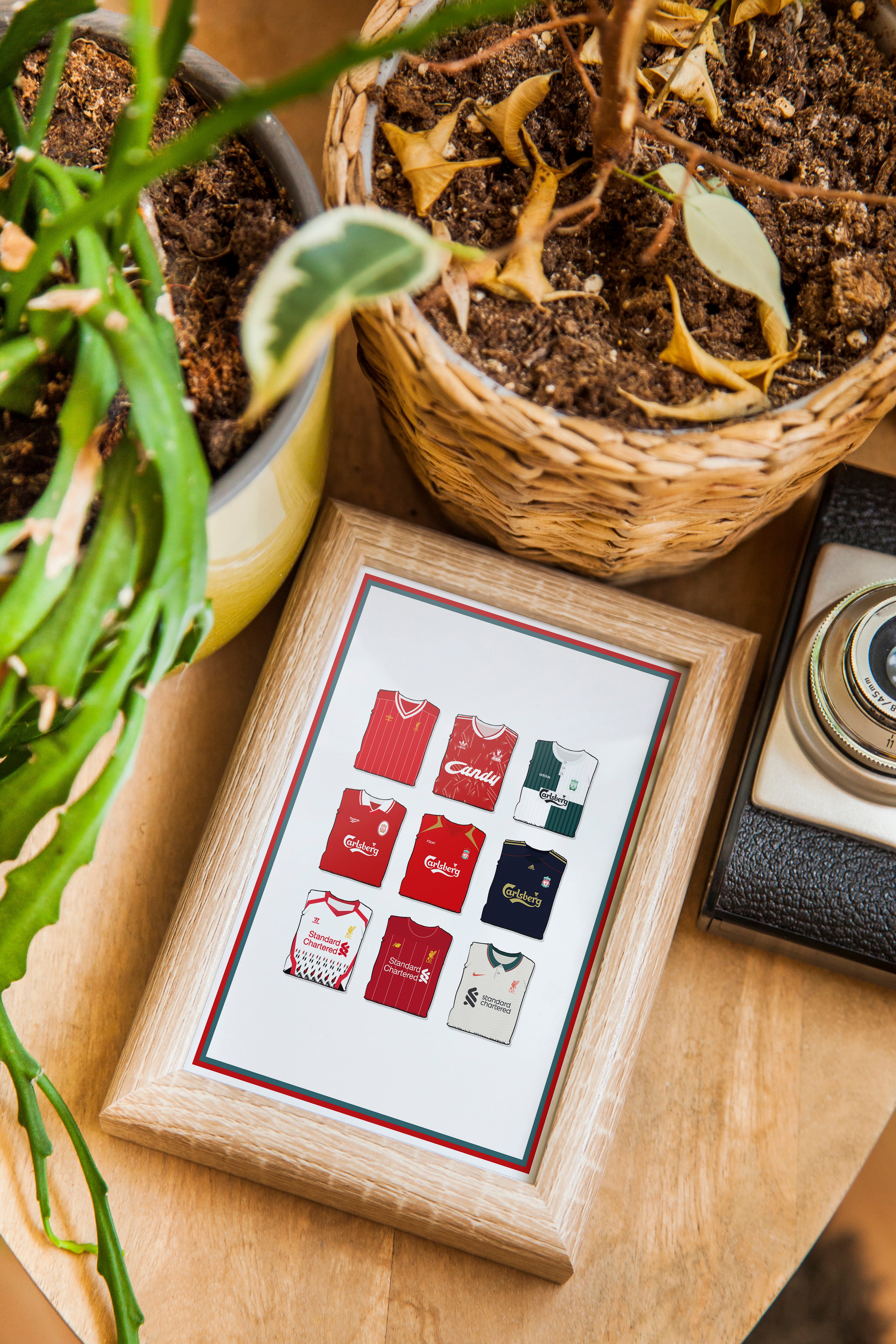 Liverpool FC Schwerer Kunstdruck - Fußballpfosten - Perfektes Geschenk - Geburtstagsgeschenk für ihn