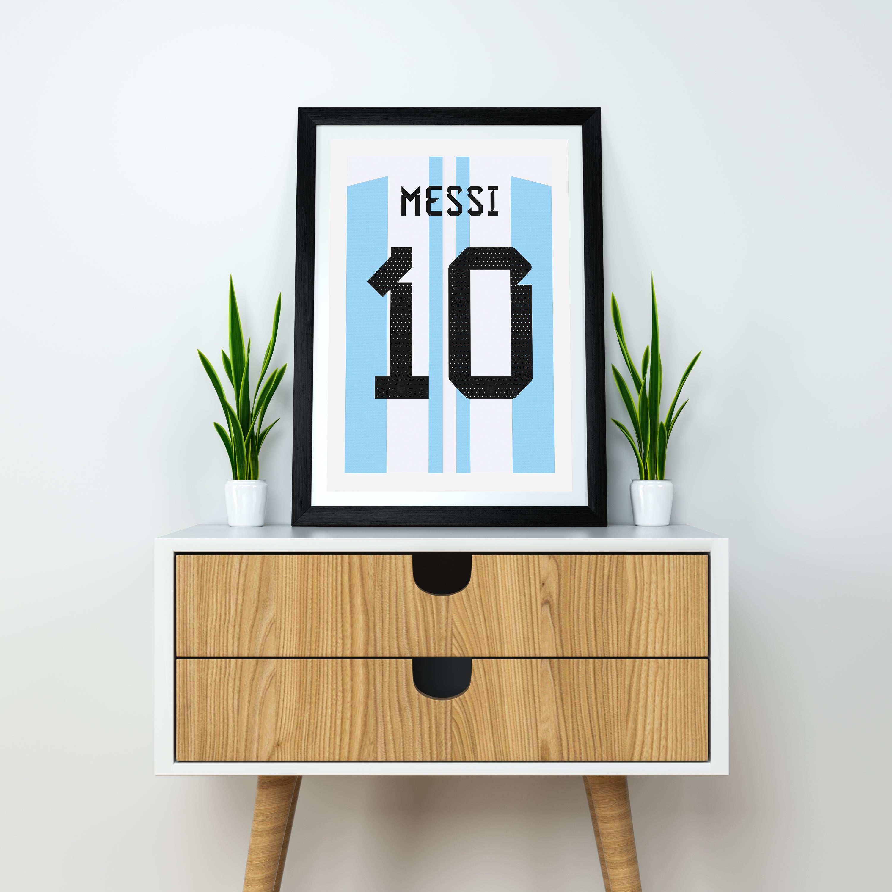 Messi Argentina 22/23 Heavyweight Art Print - Football Post - Perfect Gift - Birthday Present for Him