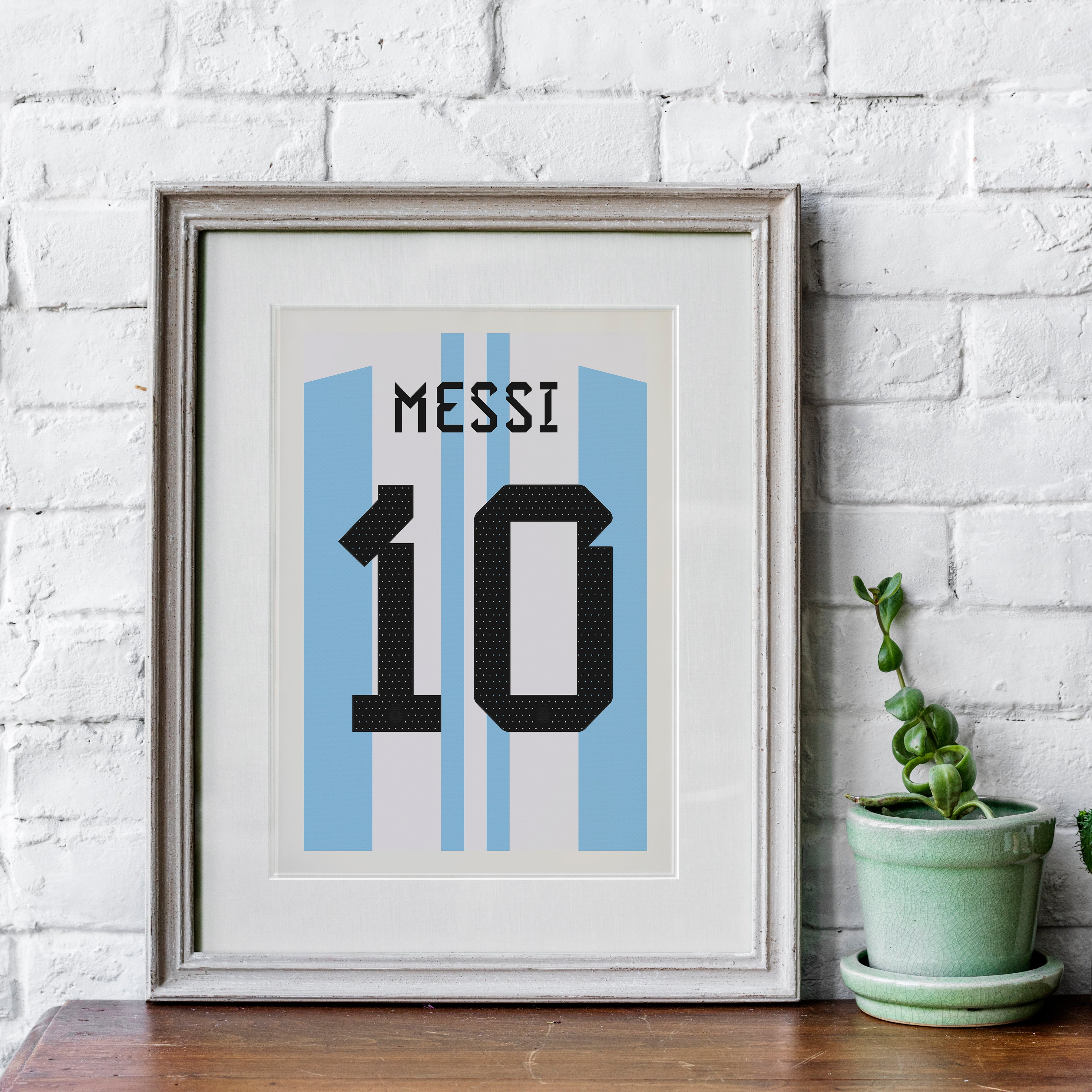 Messi Argentina 22/23 Heavyweight Art Print - Football Post - Perfect Gift - Birthday Present for Him