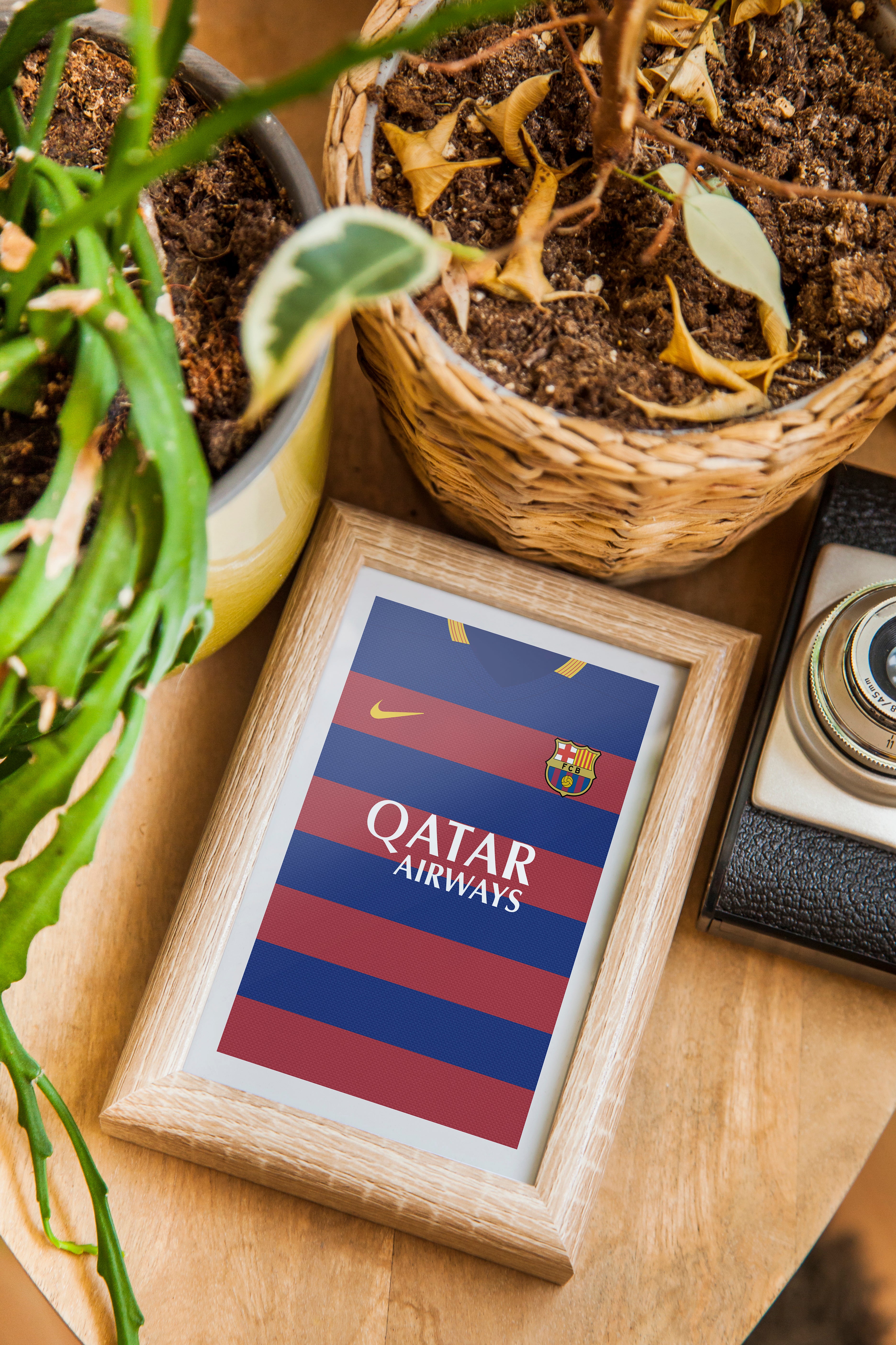 Messi Barcelona 15/16 (Front) Heavyweight Art Print - Football Post - Perfect Gift - Birthday Present for Him