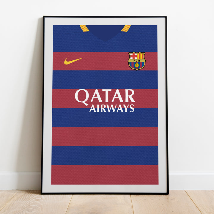 Messi Barcellona 15/16 (Fronte) Stampa d&