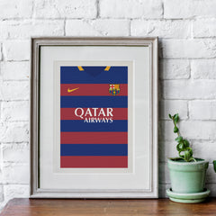 Messi Barcellona 15/16 (Fronte) Stampa d&