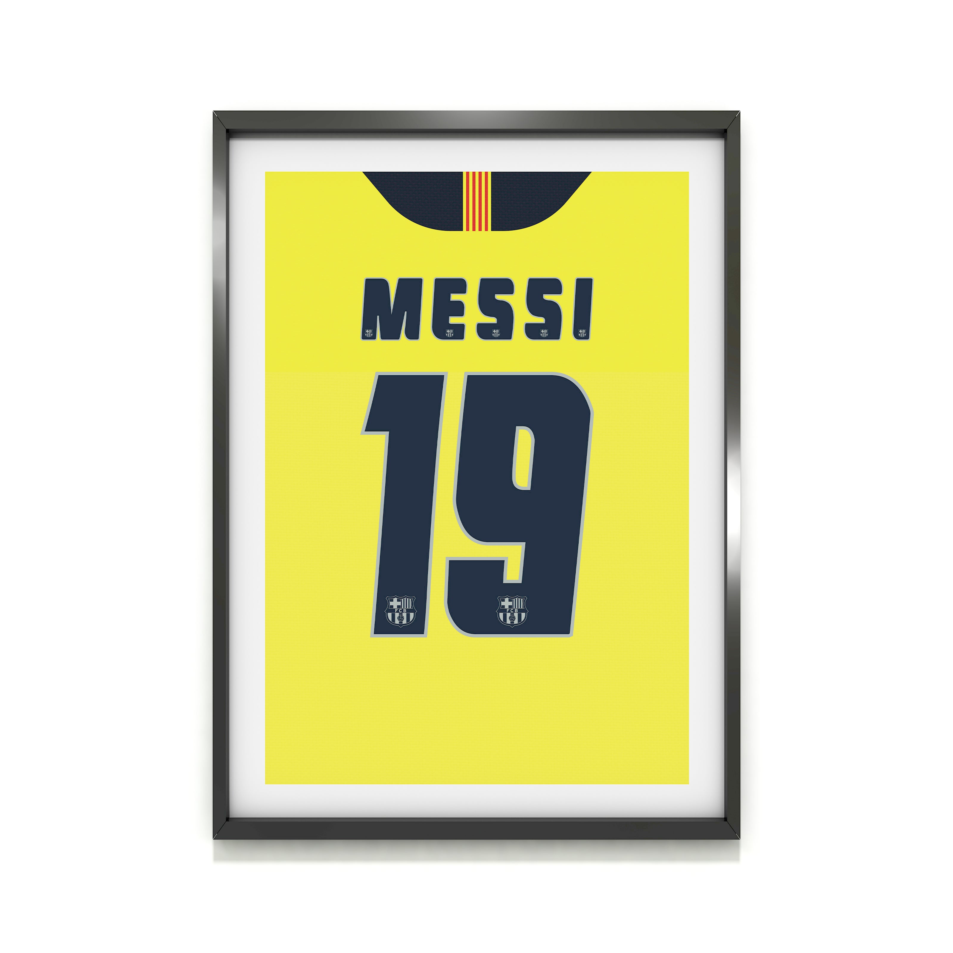 Messi Barcelona 2005/06 (Back) Heavyweight Art Print - Football Post - Perfect Gift - Birthday Present for Him
