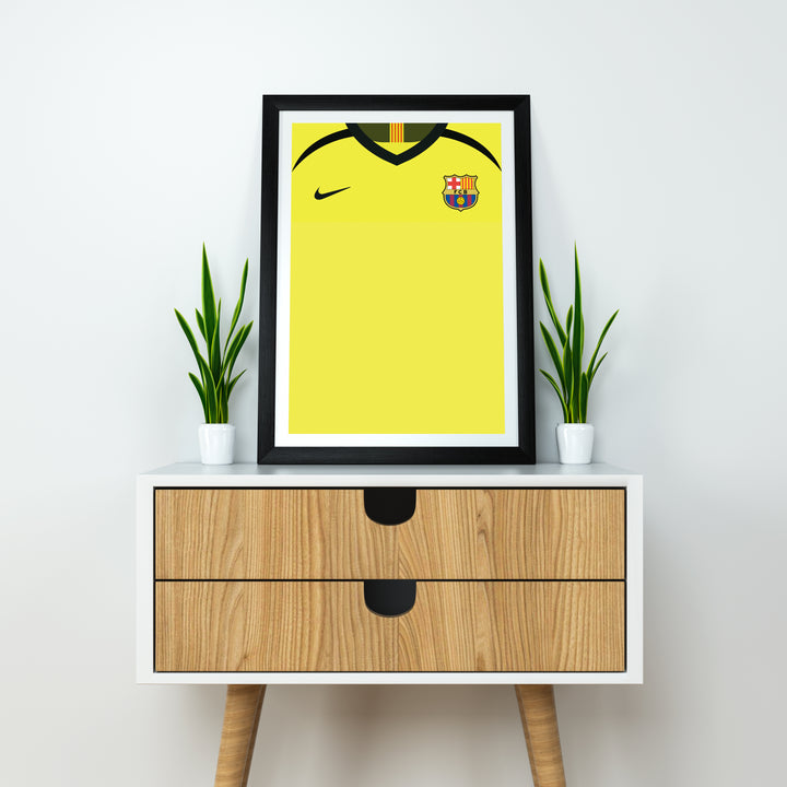 Messi Barcelona 2005/06 (Front) Heavyweight Art Print - Football Post - Perfect Gift - Birthday Present for Him