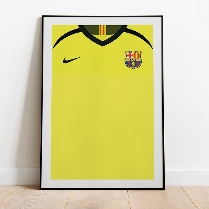 Messi Barcelona 2005/06 (Front) Heavyweight Art Print - Football Post - Perfect Gift - Birthday Present for Him