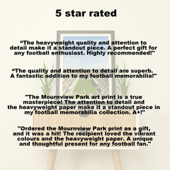 Stampa artistica Mounreview Park Heavyweight - Palo da calcio - Regalo perfetto - Regalo di compleanno per lui