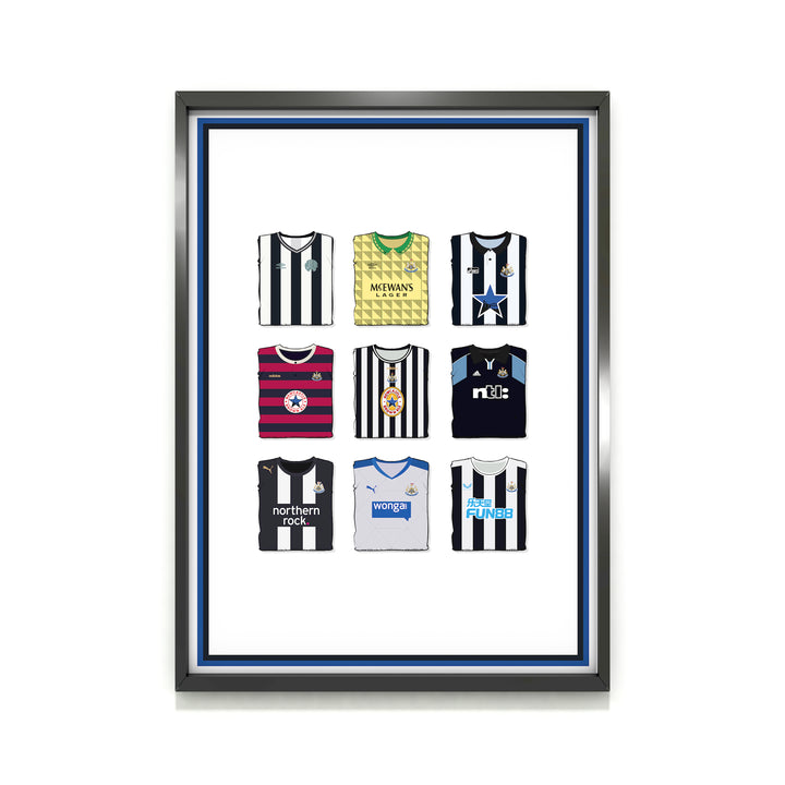 Newcastle Collection Heavyweight Art Print - Football Post - Perfect Gift - Birthday Present for Him