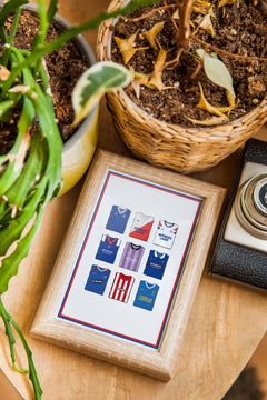 Rangers Collection Heavyweight Art Print - Football Post - Perfect Gift - Birthday Present for Him