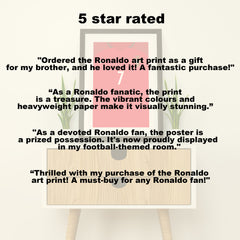 Ronaldo Portogallo 2016 (Fronte) Stampa d&