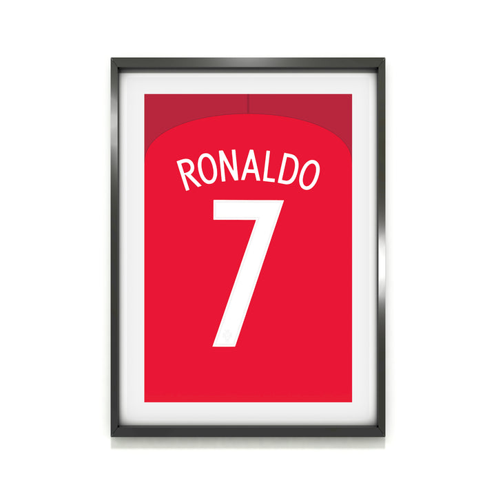 Ronaldo Portogallo 2016 (Retro) Stampa d&