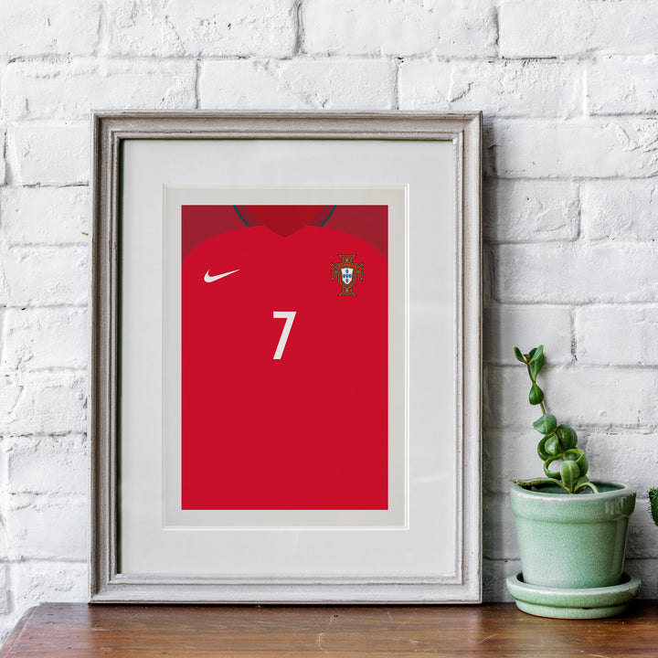 Ronaldo Portogallo 2016 (Fronte) Stampa d&