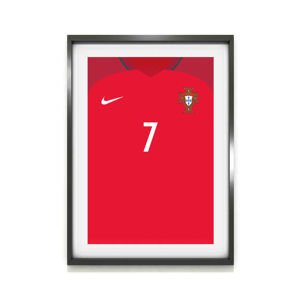 Ronaldo Portugal 2016 (Front) Heavyweight Art Print - Football Post - Perfect Gift - Birthday Present for Him