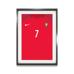 Ronaldo Portogallo 2016 (Fronte) Stampa d&