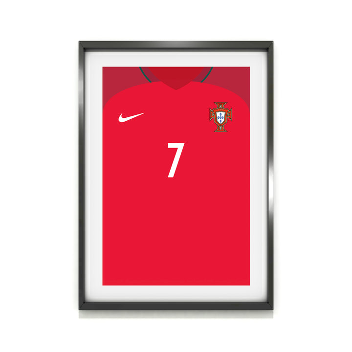 Ronaldo Portogallo 2016 (Fronte) Stampa d&