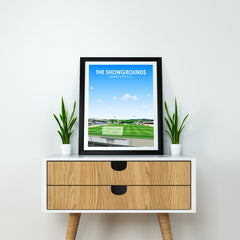 Lámina de arte The Showgrounds Newry City FC de peso pesado - Póster de fútbol - Regalo perfecto - Regalo de cumpleaños para él