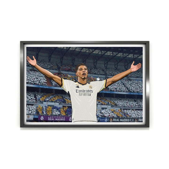 Jude Bellingham Real Madrid Heavyweight Art Print - Football Post - Perfect Gift - Birthday Present for Him