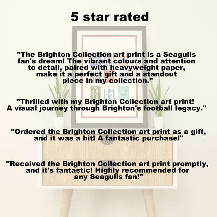Stampa artistica pesante Brighton Collection - Palo da calcio - Regalo perfetto - Regalo di compleanno per lui