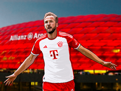 Harry Kane Bayern München Schwerer Kunstdruck - Fußball-Post - Perfektes Geschenk - Geburtstagsgeschenk für Ihn