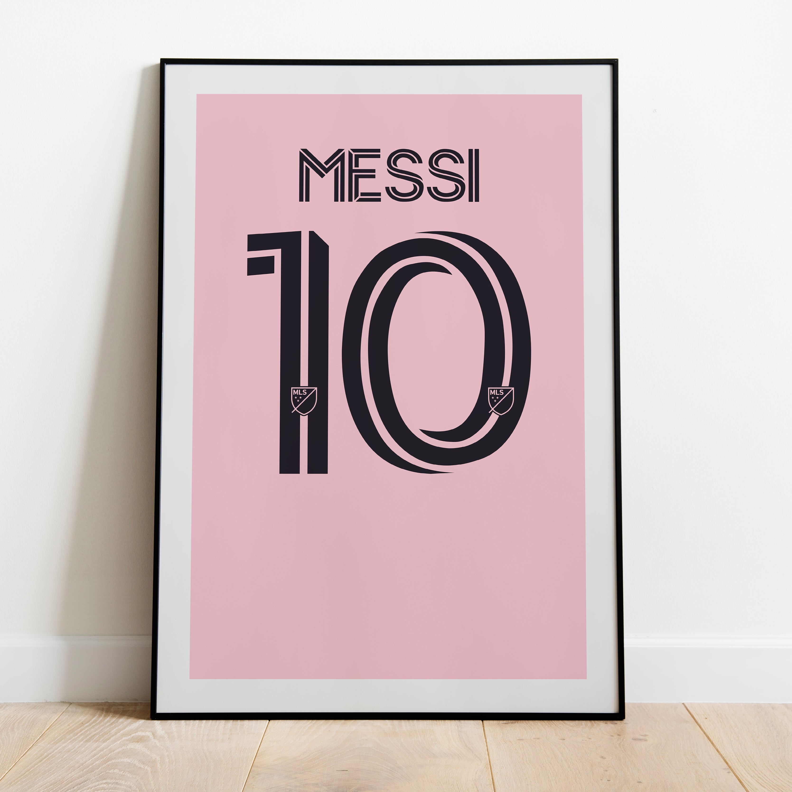 Messi Inter Miami (Back) Heavyweight Art Print - Football Post - Perfect Gift - Birthday Present for Him